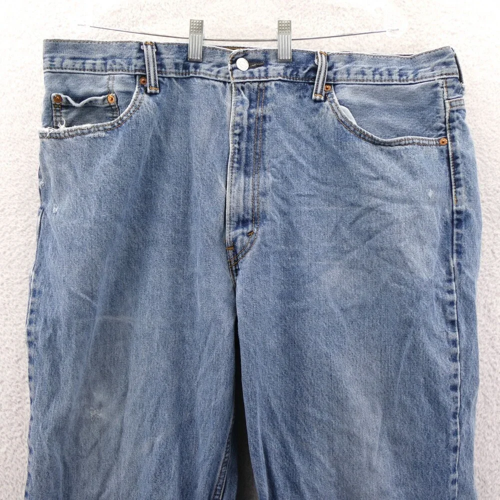 Levis 550 Jeans Mens Size 40x32 Blue Casual Relaxed Straight‎ Leg Denim Pants